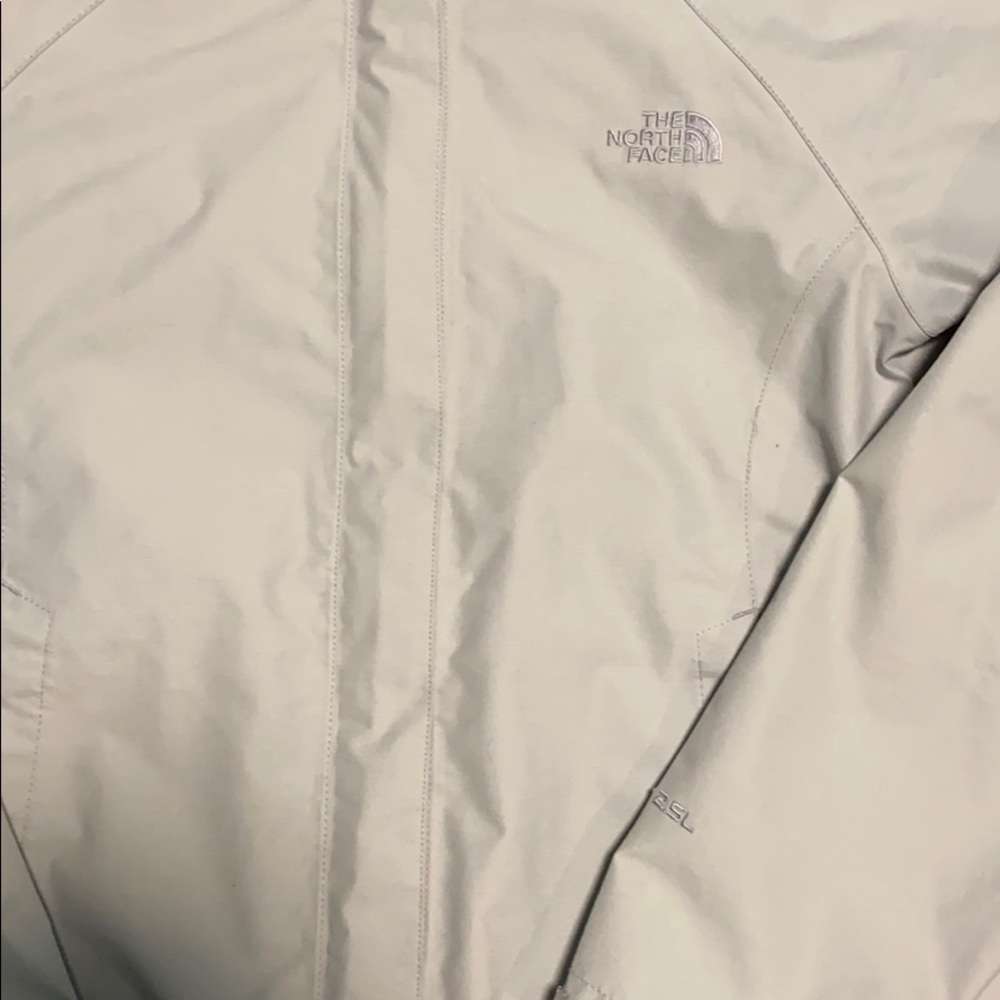 Northface Light Grey Rain Jacket - image 3